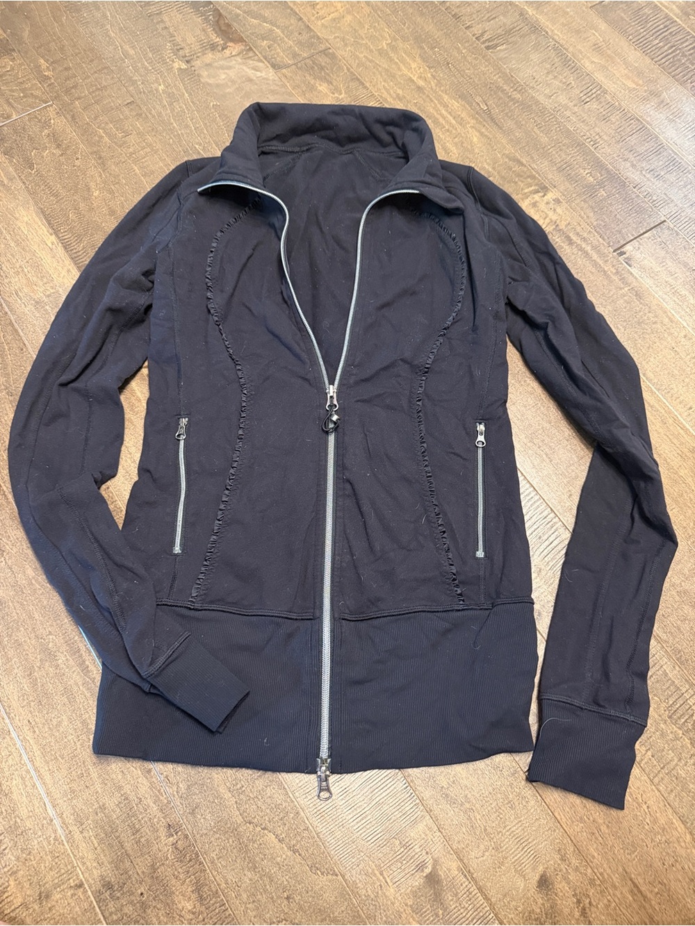lululemon athletica Black Full-Zip Athletic Jacket